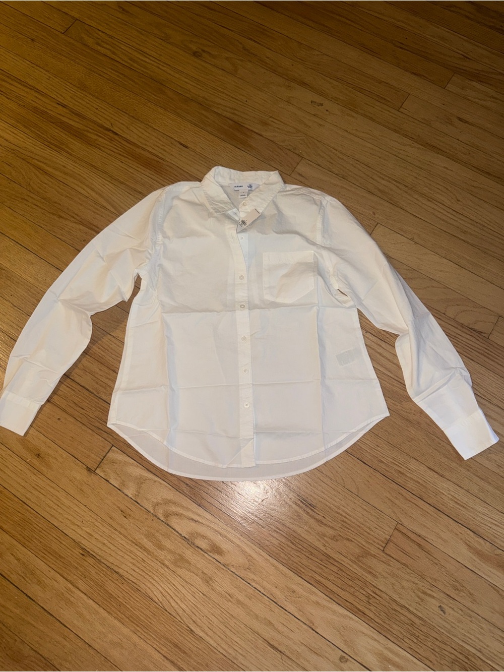 Old Navy White Button-Down Shirt